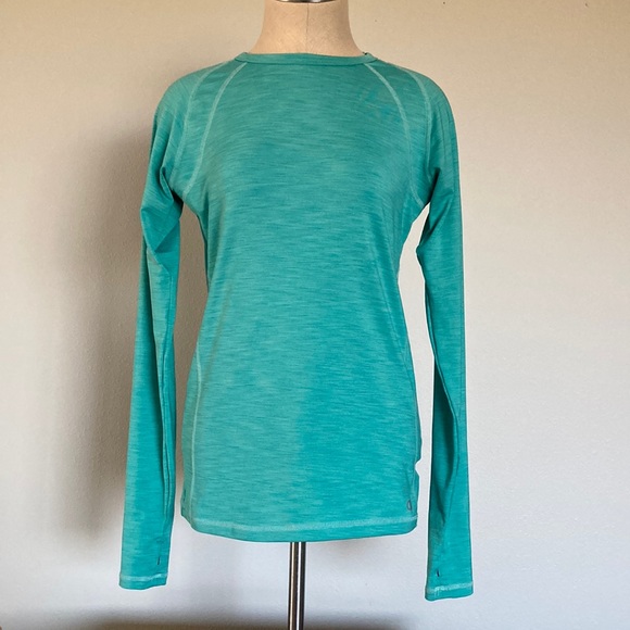 Champion, M, teal top L/S thumb holes - Picture 1 of 11